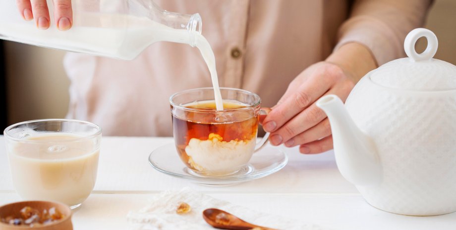 Чай с молоком, чай с молоком вред, чай с молоком побочные эффекты