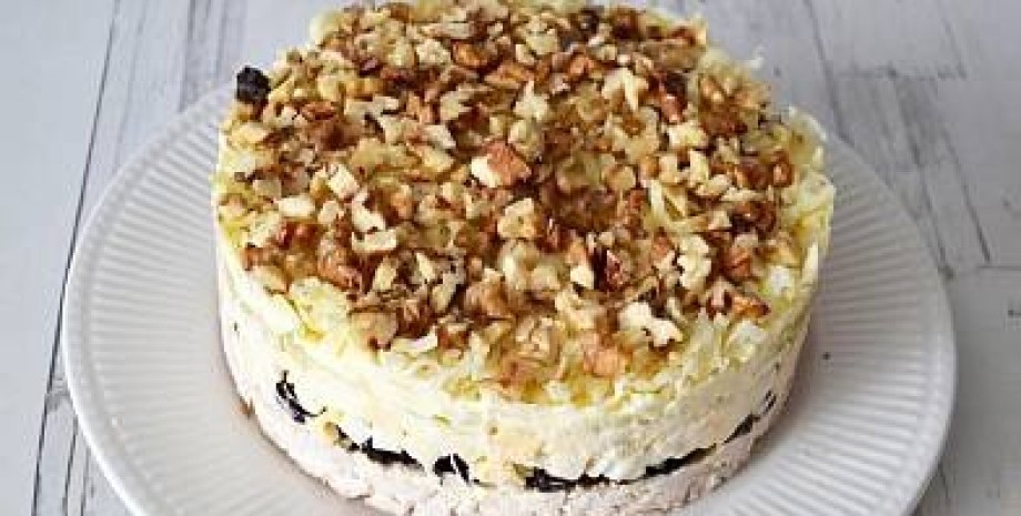 салат, салат із курячим філе, салат із сиром і грибами салат, салат з курячим філе, салат з сиром і грибами, кулінарні рецепти