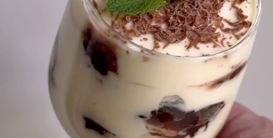 десерт, десерт с черносливом