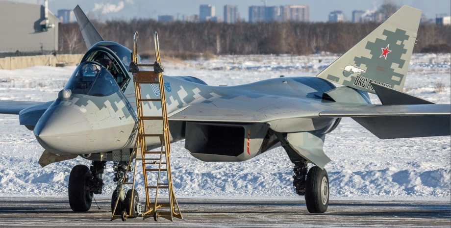 Су-57, истребитель, российский истребитель, российский самолет, боевой самолет