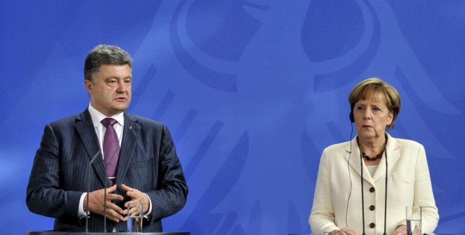 Петр Порошенко и Ангела Меркель / Фото: РИА "Новости"