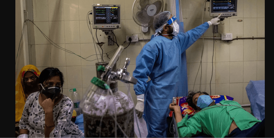 коронавирус,  врач, больные, индия, фото