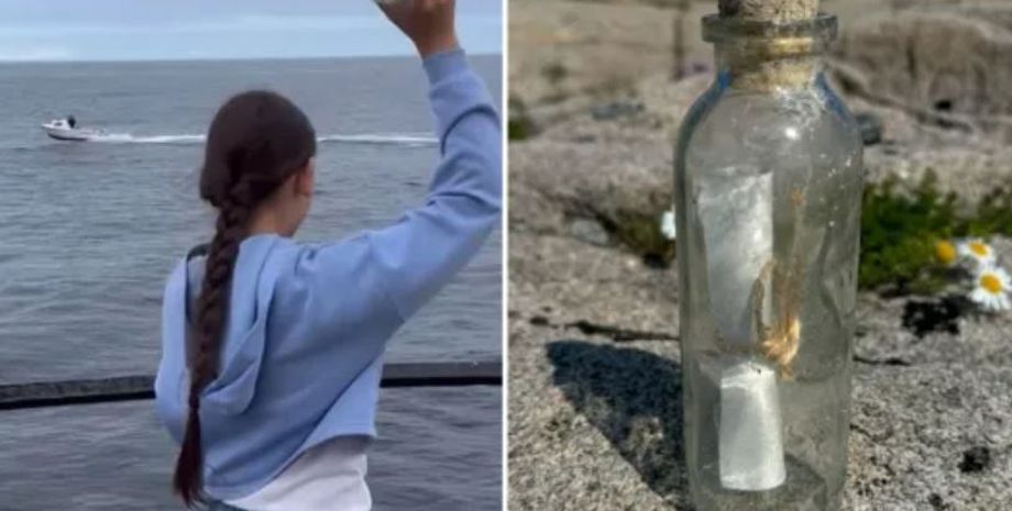 Грейс Лиддл из Сандерленда, Великобритания, записка в бутылке, послание, интересные истории из жизни, странные случаи