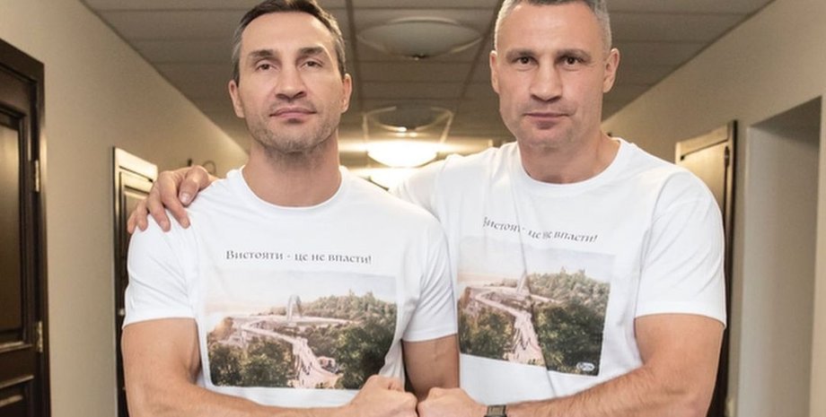 владимир кличко, мост кличко, обстрел 10 октября, виталий кличко