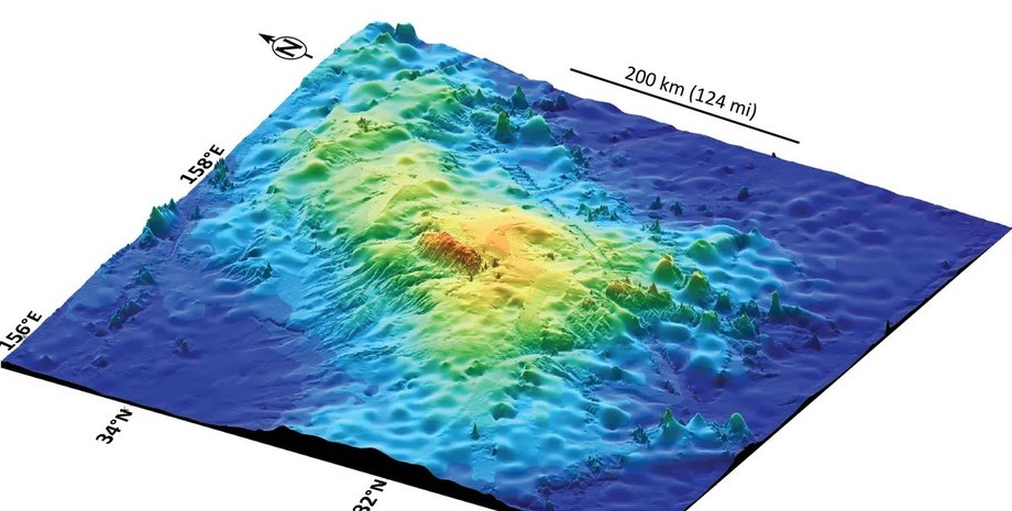 масив таму, дно океану