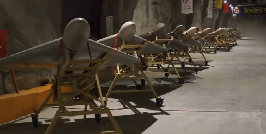 Дроны-камикадзе Shahed-136 / архивное фото Беспилотники "Шахеды"