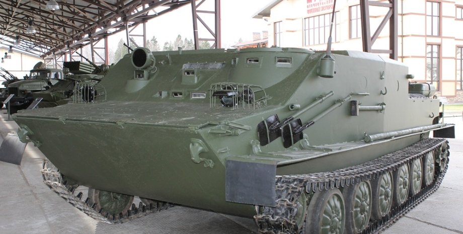 According to journalists, BTR-50 is too old as a combat vehicle. It is only slig...