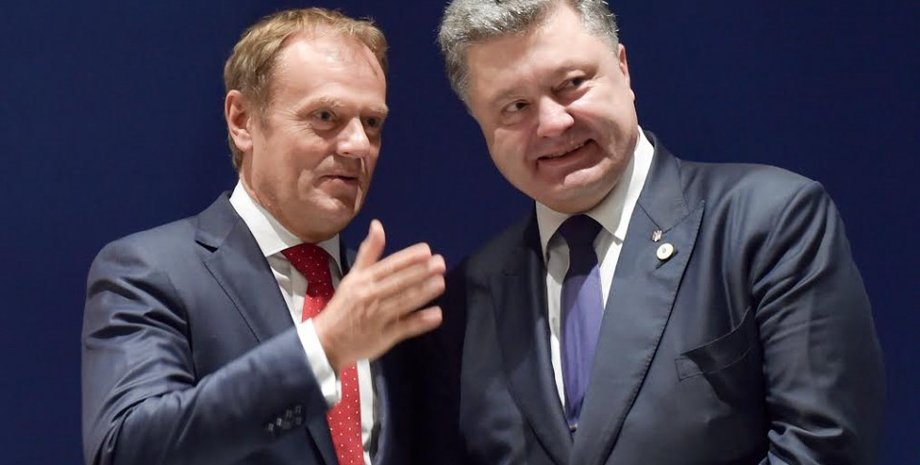 Дональд Туск и Петр Порошенко / Фото: Пресс-служба президента