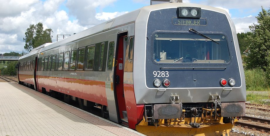Дизельный поезд, Norske Tog Class 92, норвегия, дизель, транспорт, помощь