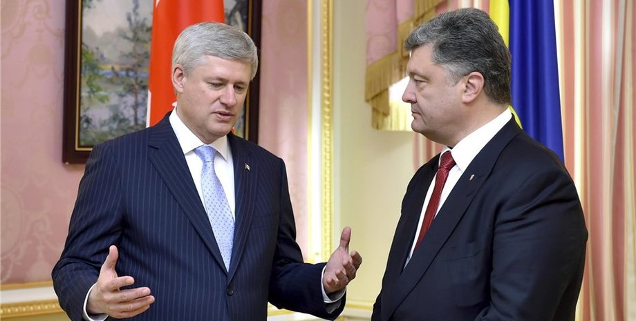 Стивен Харпер, Петр Порошенко / Фото: stainlesstlrat.livejournal.com