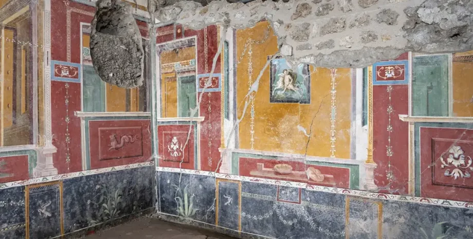 Помпеї стіни будинок фрески малюнки розкопки