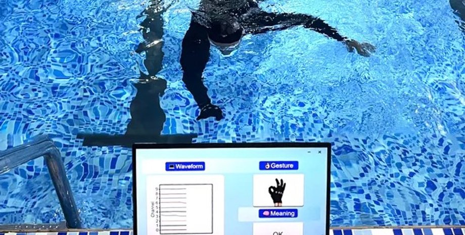 аквалангисты, дайверы, погружение, общение