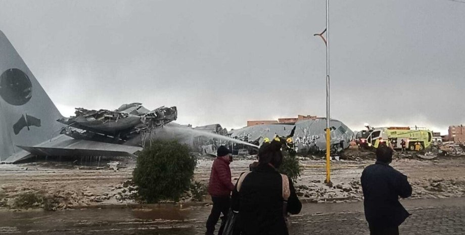 Боливия авария самолет деньги