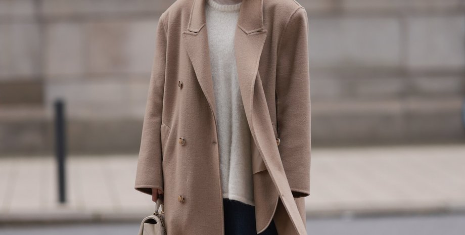 бежевое пальто, модное пальто, модные тренды
