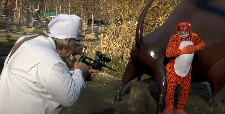 поздоровлення від одеського зоопарку, Одеса, зоопарк, Одеський зоопарк, кліп, Новий рік, рік Тигра