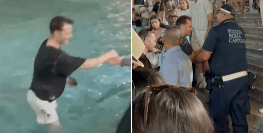 У Римі турист стрибнув у фонтан Треві й одразу зустрів поліцію