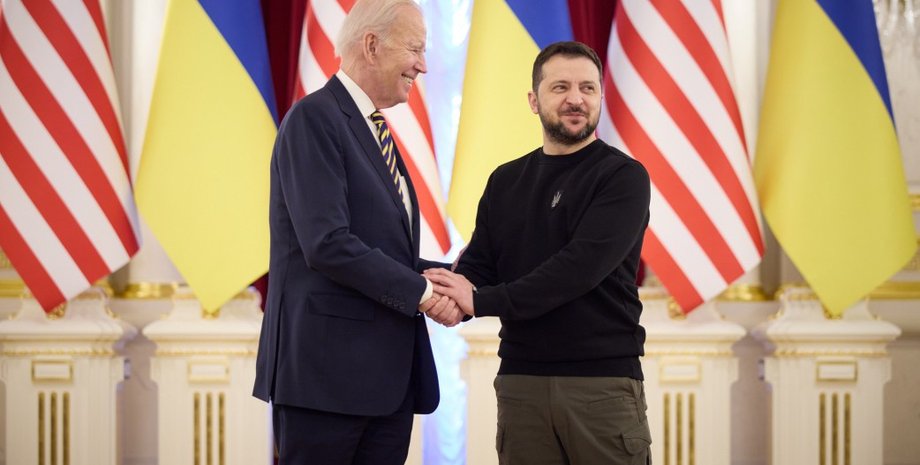 Джо Байден, Владимир Зеленский, США, Украина, финансирование, помощь, фото