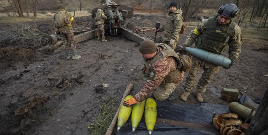 Українські військові у Донецькій області