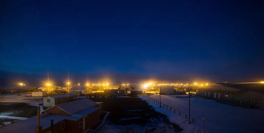 Уткиагвик, полярная ночь, аляска