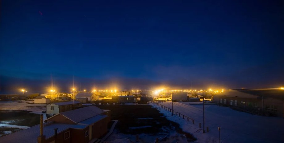 Уткиагвик, полярная ночь, аляска
