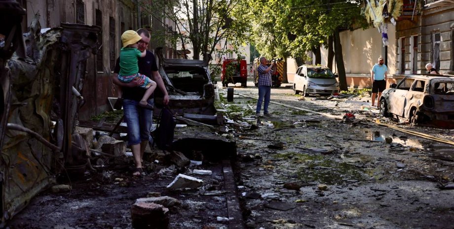 Последствия удара по Одессе ночью на 10 июня