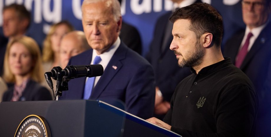 Президенты США и Украины