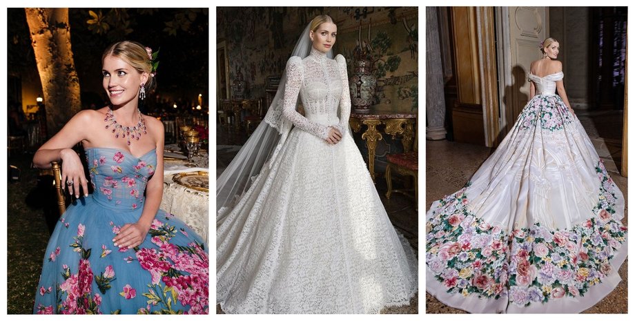 Dolce & Gabbana, Китти Спенсер, свадьба, платья