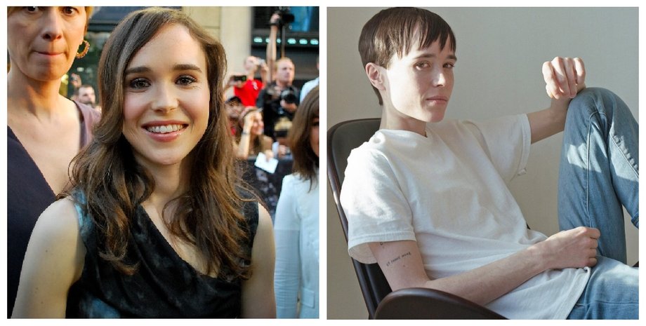 Елліот Пейдж, трансгендер