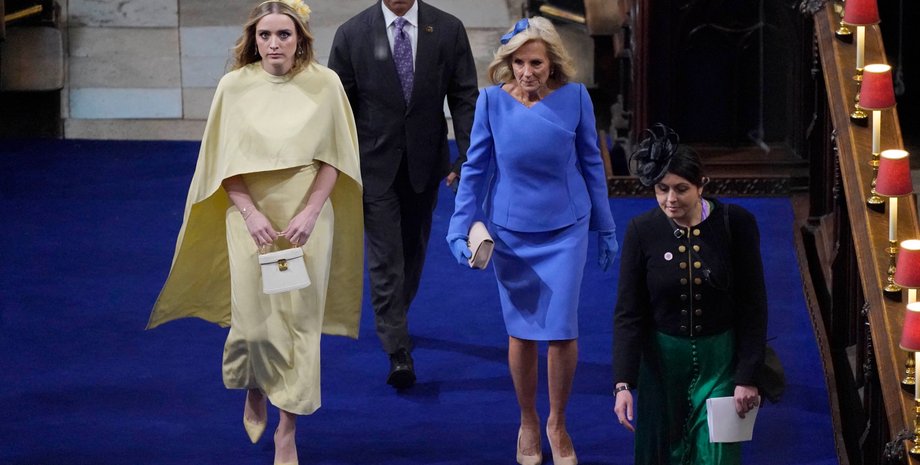 Финнеган Байден, Джилл Байден, коронация Чарльза III, модный образ