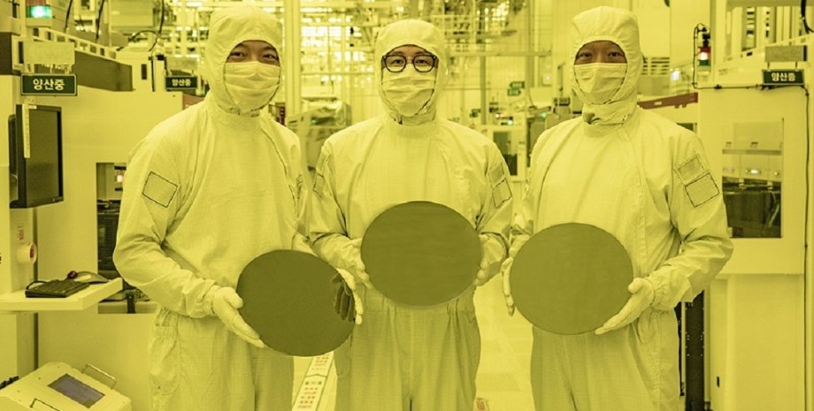 фабрика Samsung, производство процессоров