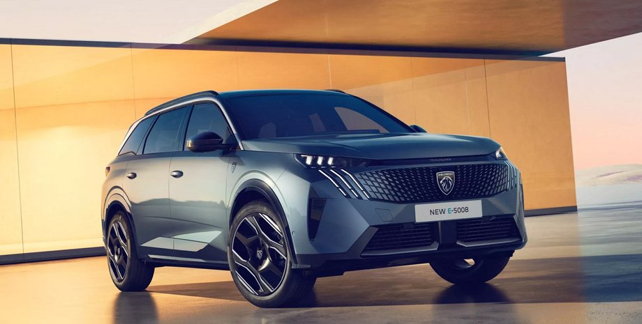 Peugeot e-5008, Peugeot 5008, новий Peugeot 5008, кросовер Peugeot, електромобіль Peugeot, Peugeot 5008 2024