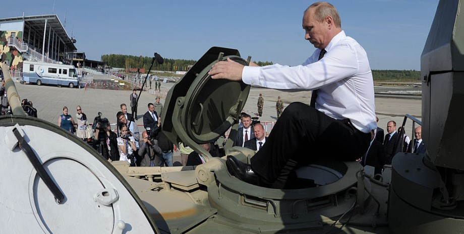 Путин, танк, супер-оружие Путина, Российский ВПК