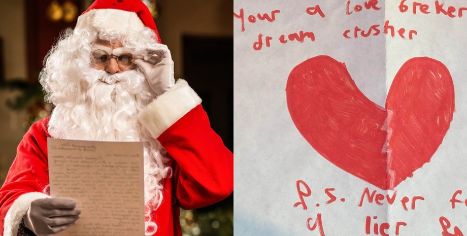 Письмо ребенка, девочка удивила родителей письмом, письмо маленькой девочки, письмо Санте, письмо Деду Морозу, Рождество, Новый год