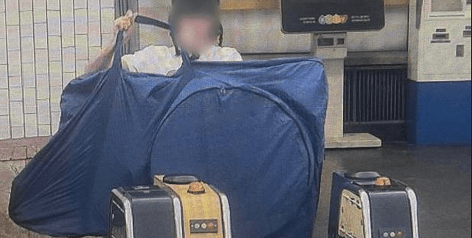 катание в метро на велосипеде Киев