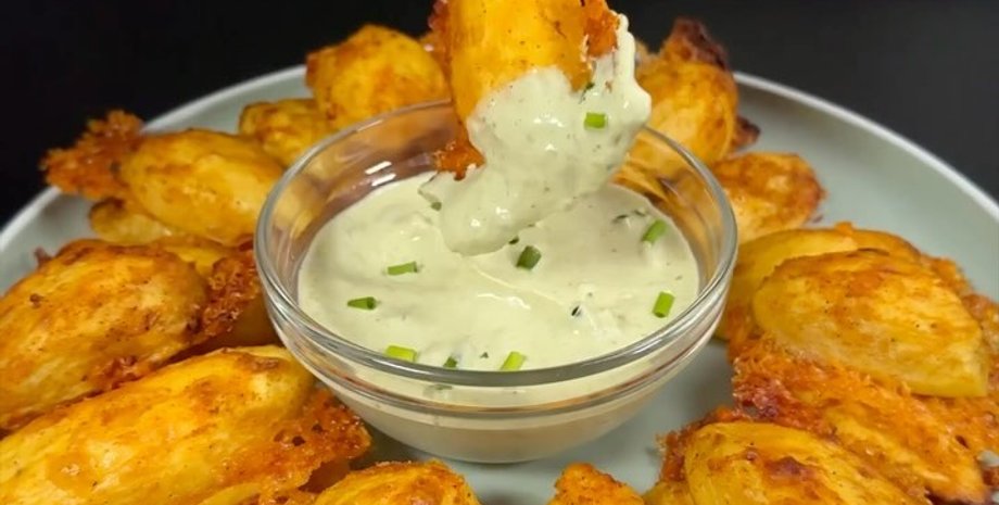 картофель, картофель в духовке, еда