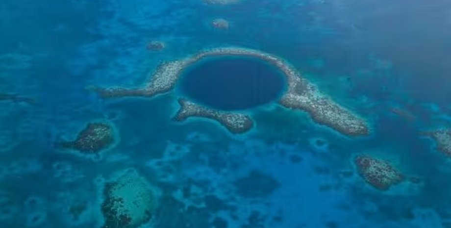 карибское море, большая голубая дыра