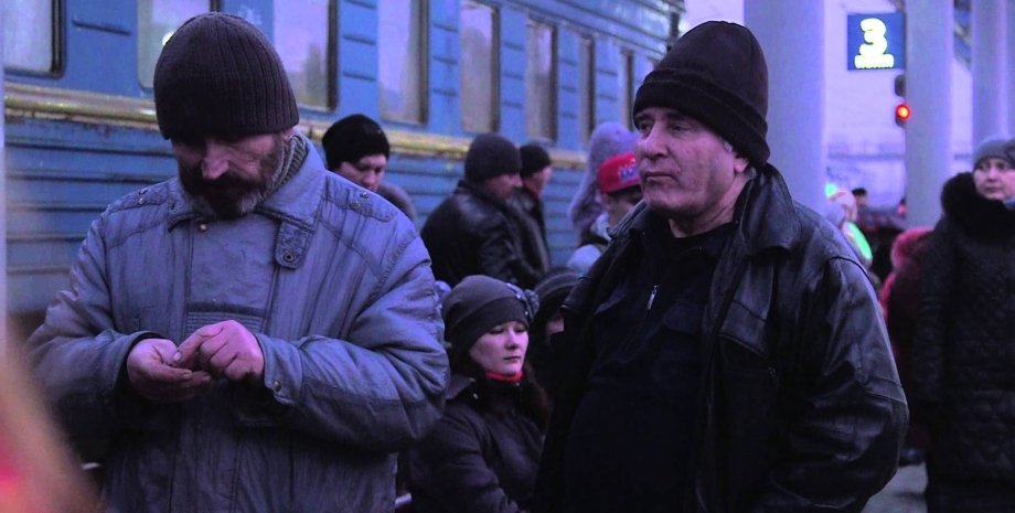 Переселенцы из Донбасса / Фото: кадр из видео Youtube