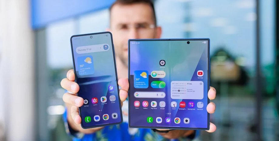 Samsung Galaxy Z Fold 7 та Galaxy Z Fold 7
