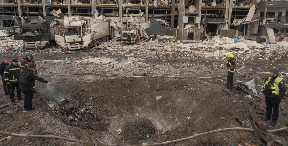 воронка от взрыва