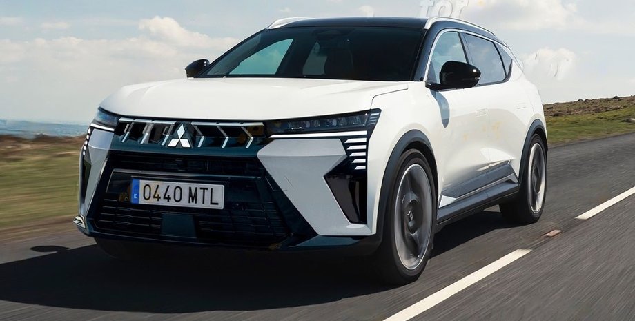 электрокроссовер мицубиши, Электромобиль Mitsubishi, кроссовер Mitsubishi, Renault Scenic