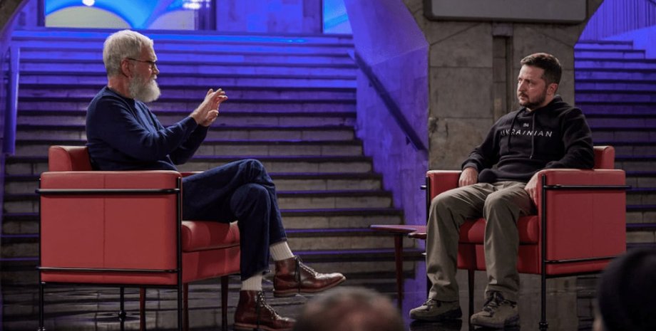 зеленски, леттерман, президент украины