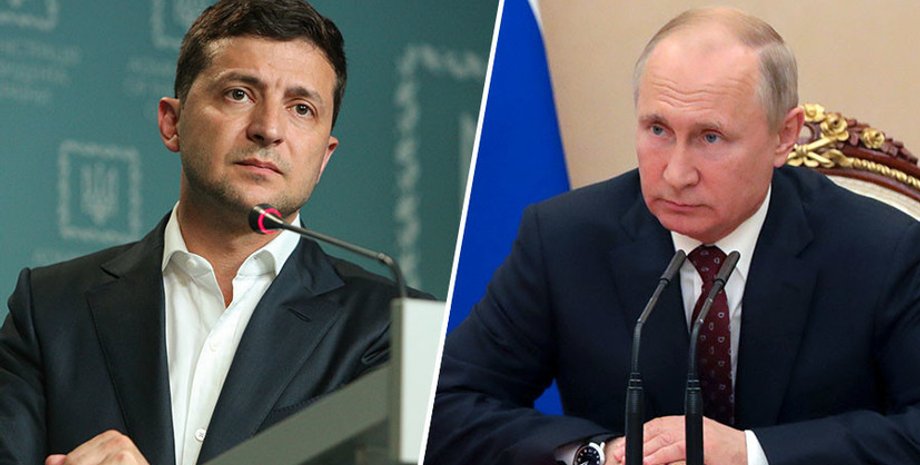 Зеленский и Путин, зеленский, путин, встреча, переговоры, кремль, президент, рф, россия, украина