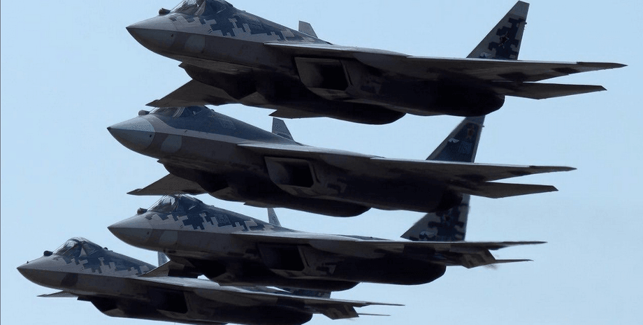 Су-57, Росія, війна, винищувачі, фото