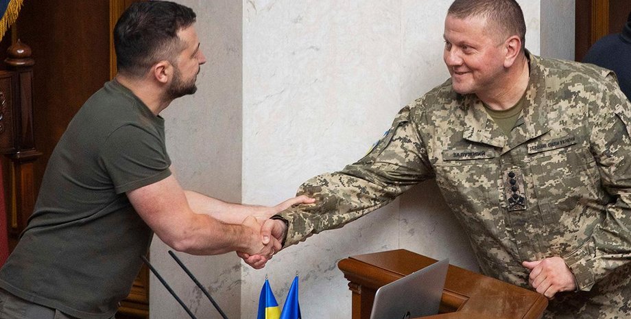 Владимир Зеленский, Валерий Залужный