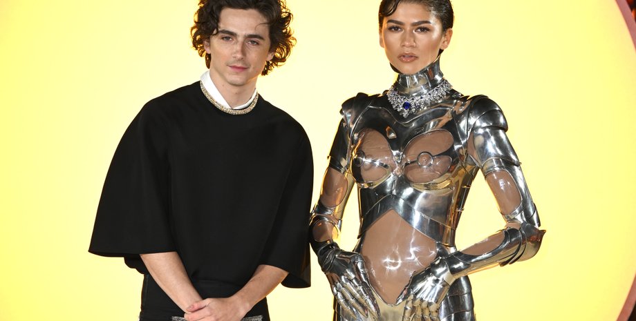 Тимоти Шаламе и Зендея, Д.на 2, премьера, Лондон