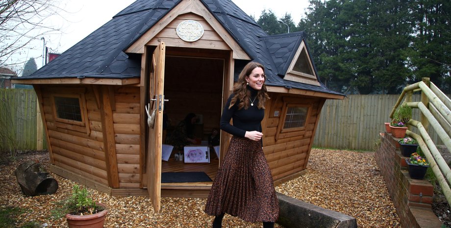 Кейт Миддлтон, леопардовый принт, тренд сезона, модный принт, модная юбка, модный образ, тренды 2022