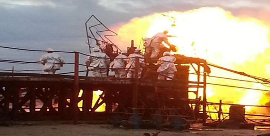 Пожар на газовой скважине / Фото: Facebook