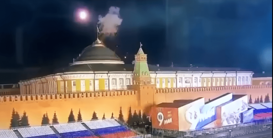 беспилотник, кремль, москва, красная площадь