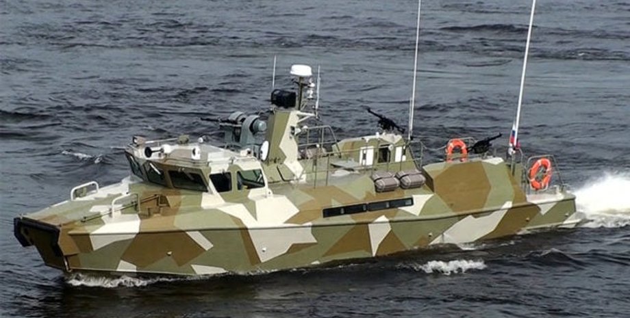 Кінбурнська коса, знищення російських катерів