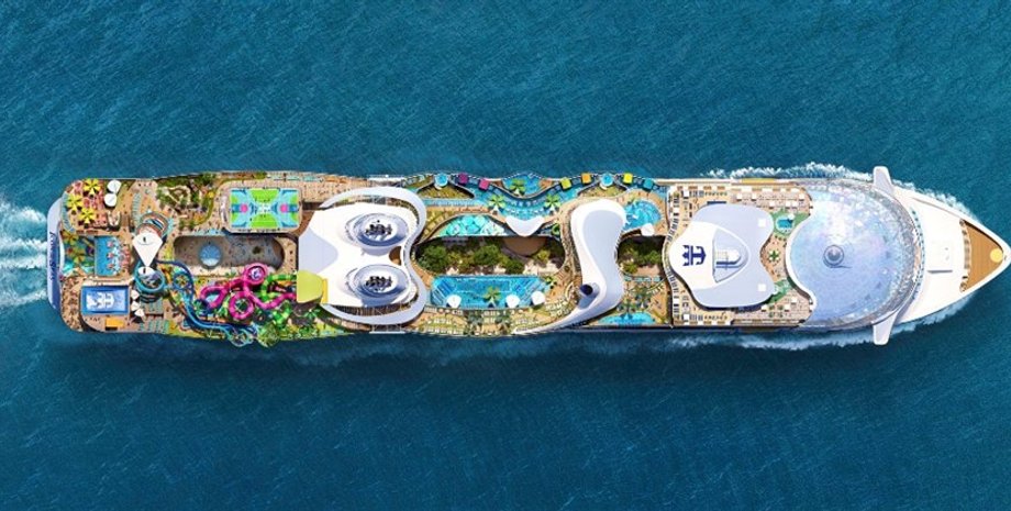 Icon of the Seas, лайнер, круїзний лайнер, найбільший лайнер у світі